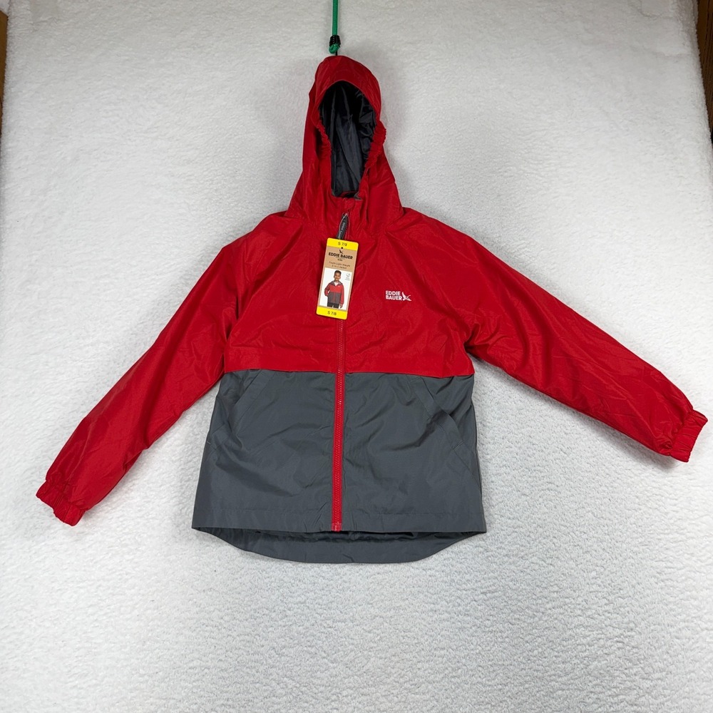 Eddie Bauer Boys 3 In 1 Reversible Jacket Coat Size Small 7/8 NWT Brand New